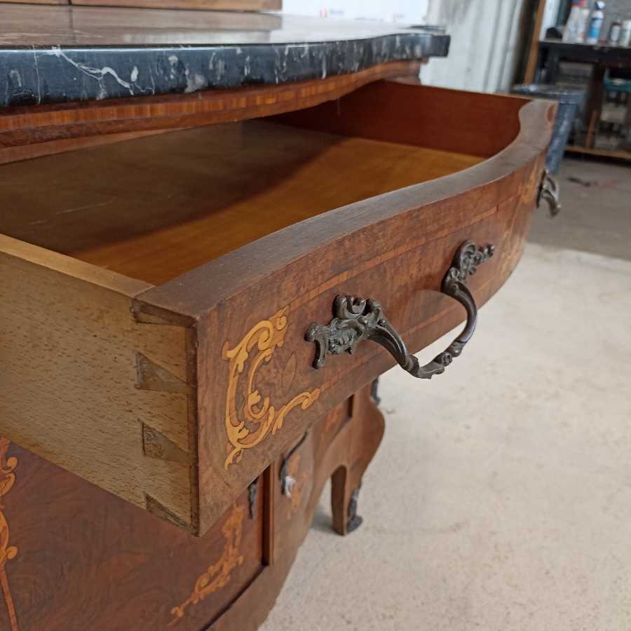Credenza con specchio in stile Barocchetto - immagine 6