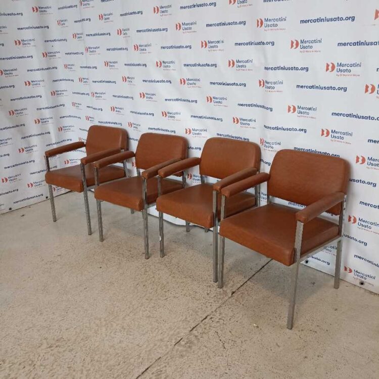 4 Poltroncine Vintage anni 70