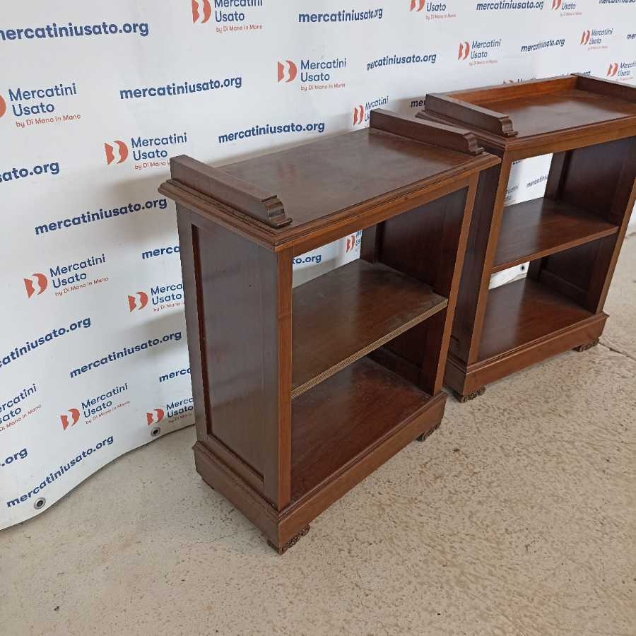Coppia di Librerie Rustiche in legno massello - immagine 3