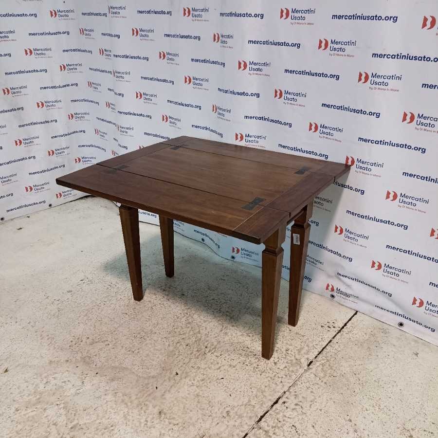Tavolo Rustico a libro con cassetto - immagine 2