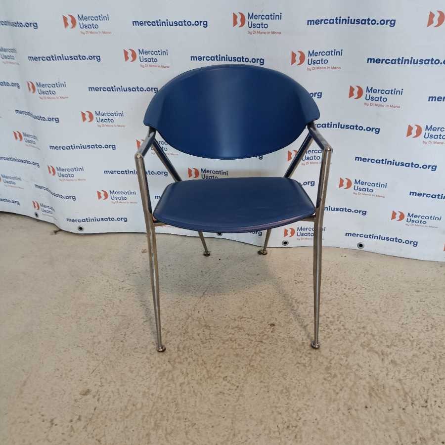 Sedia in pelle Design Calligaris - immagine 2