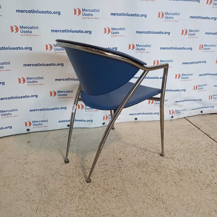 Sedia in pelle Design Calligaris - immagine 4