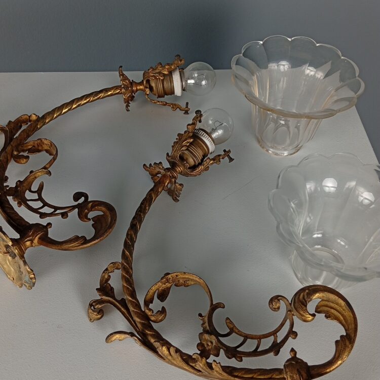 Coppia Di Appliques Prima Metà ‘900