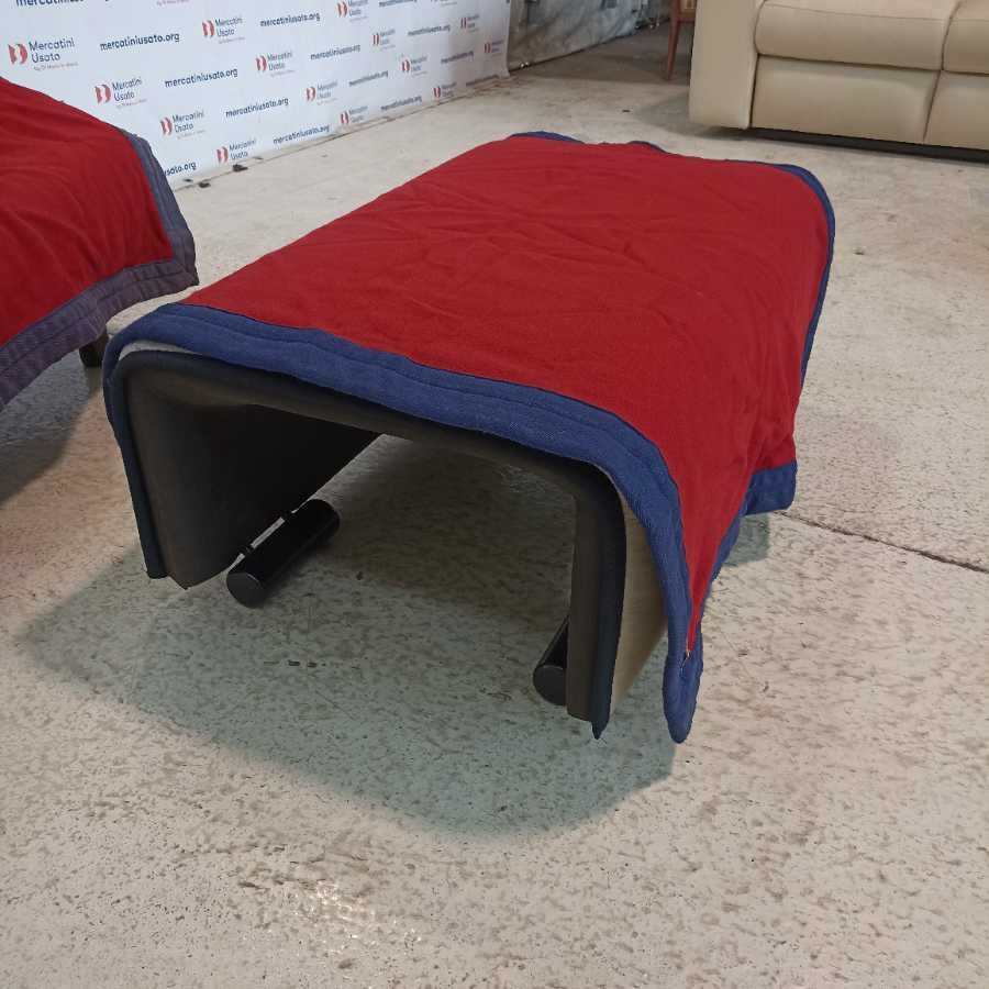Poltrona con Pouf Sinbad Magistretti Cassina - immagine 8