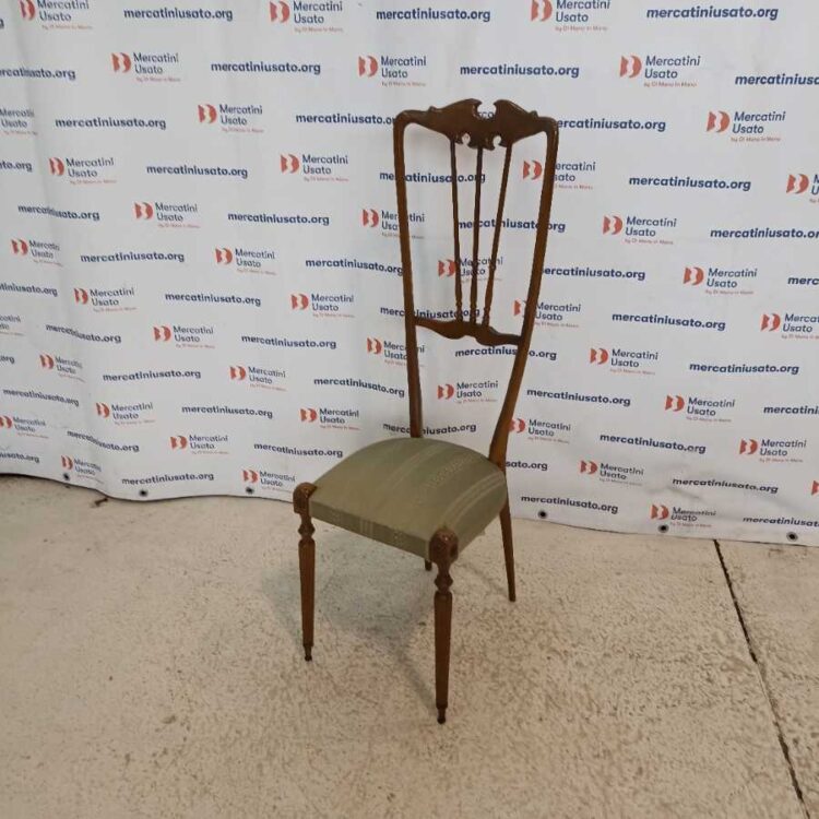 Sedia Chiavarina con schienale alto