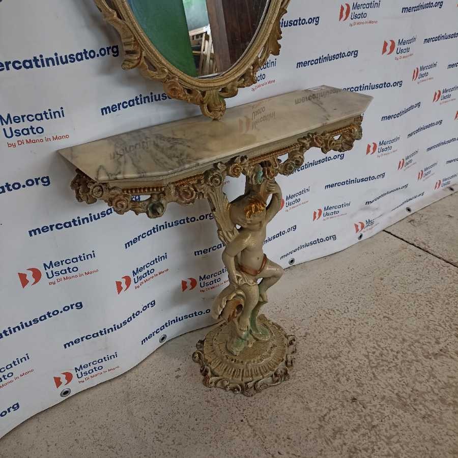 Consolle con Specchio stile Barocco Veneziano - immagine 4