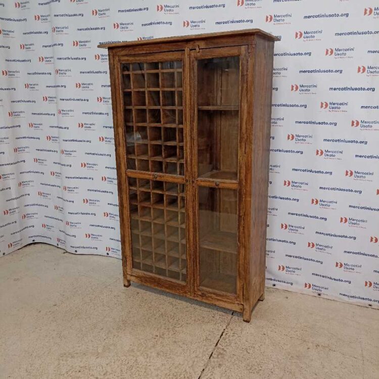 Vetrina Porta bottiglie o archivio Vintage