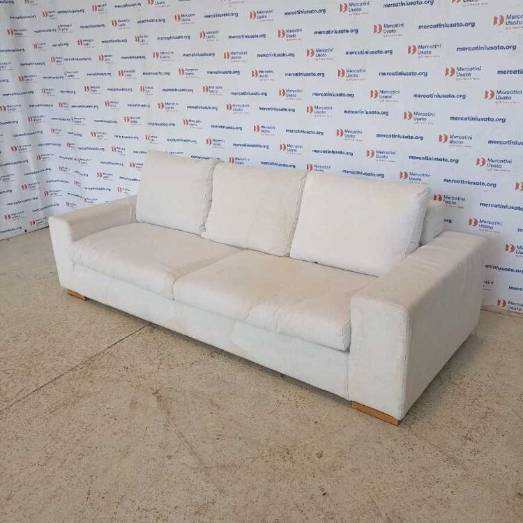 Divano 3 posti sfoderabile moderno
