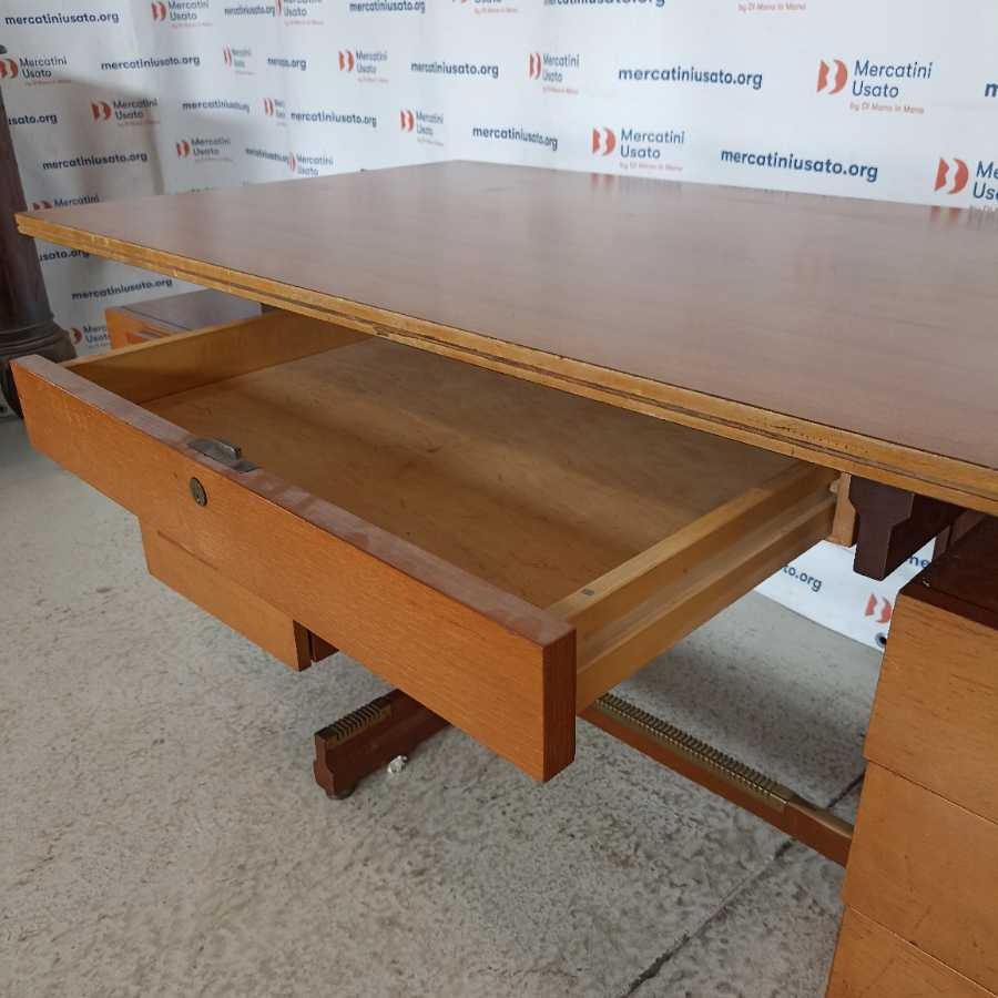 Scrivania Vintage Design anni 60 da centro - immagine 6