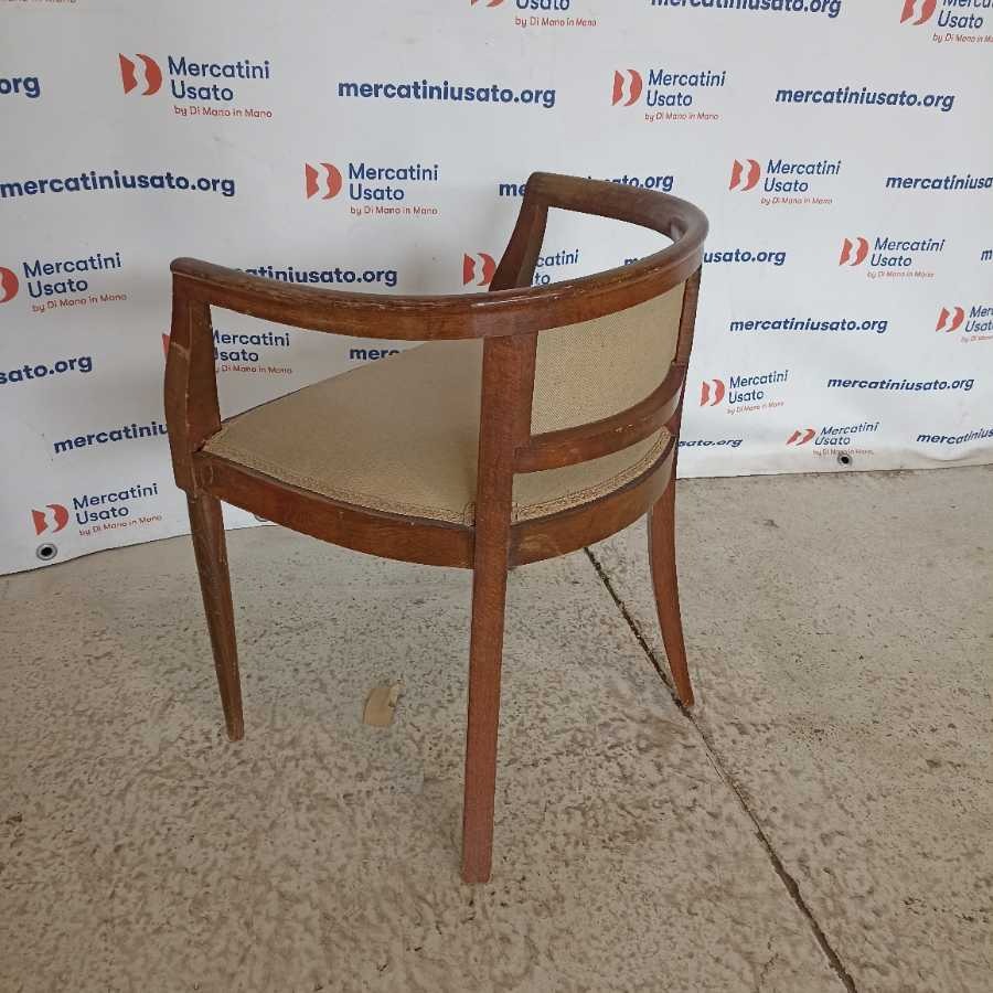 Coppia Poltroncine a pozzetto primi 900 - immagine 6