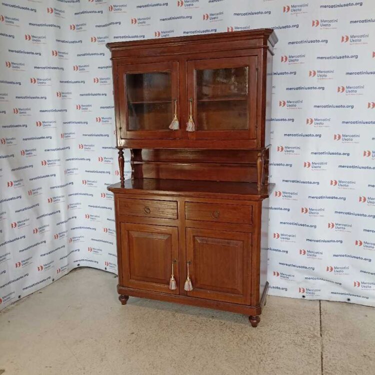Credenza a doppio corpo in Arte Povera
