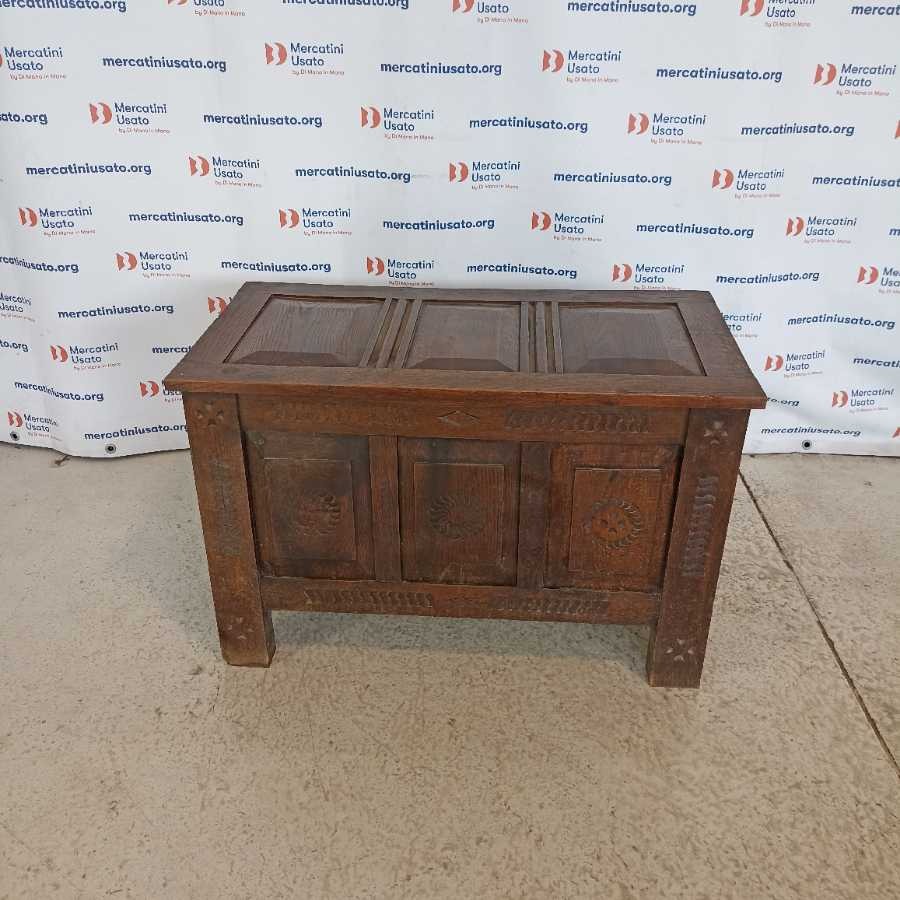 Cassapanca Rustica in legno massello - immagine 2
