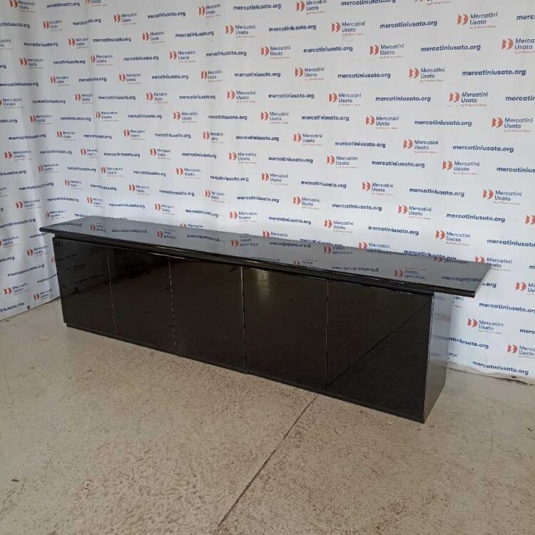 Credenza Sideboard Laccato nero lucido