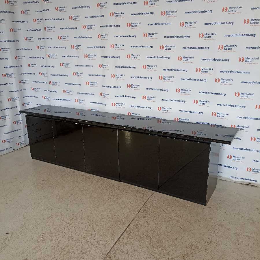 Credenza Sideboard Laccato nero lucido