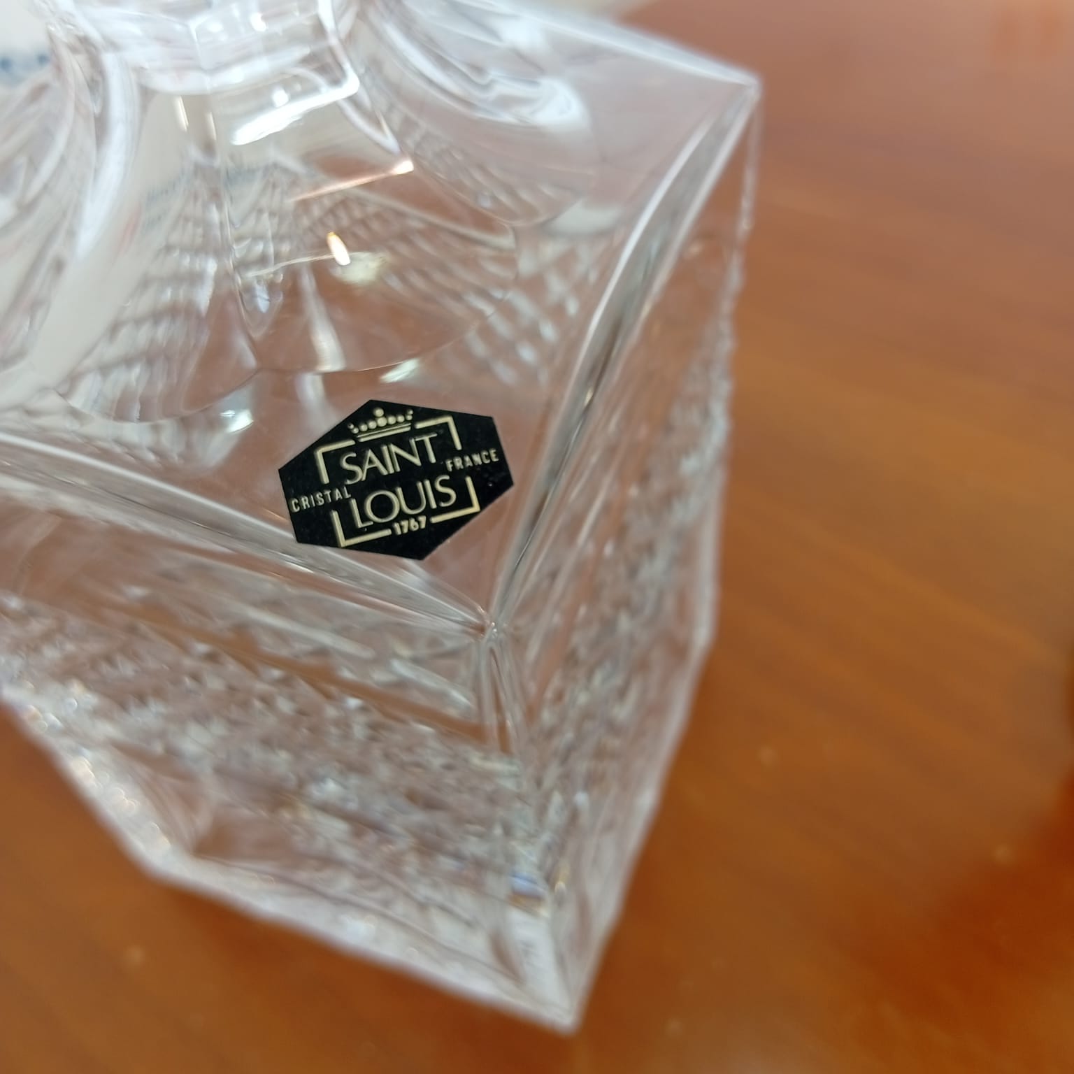 Decanter Saint Luois In Cristallo Timbro All' Acido - immagine 5