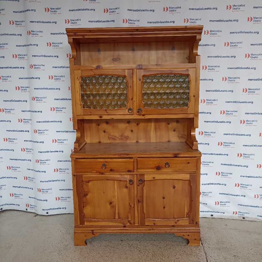 Credenza in Abete con Vetrina da Baita - immagine 2