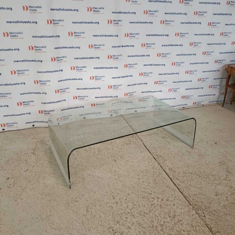 Tavolino in Vetro curvato