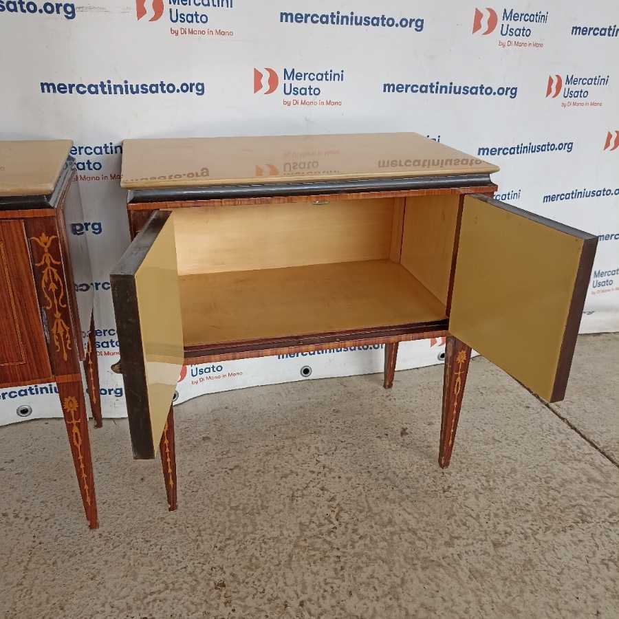 Coppia Comodini stile Luigi XVI - immagine 5