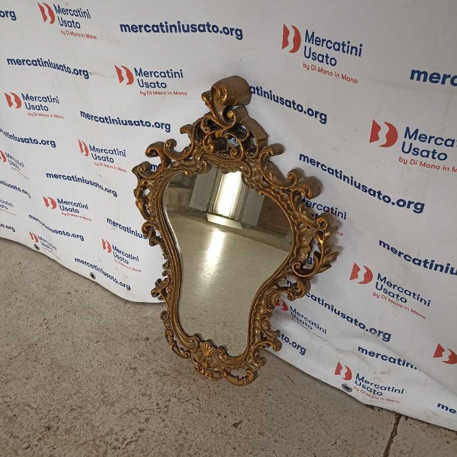 Specchio Dorato intagliato stile Rococò - immagine 2