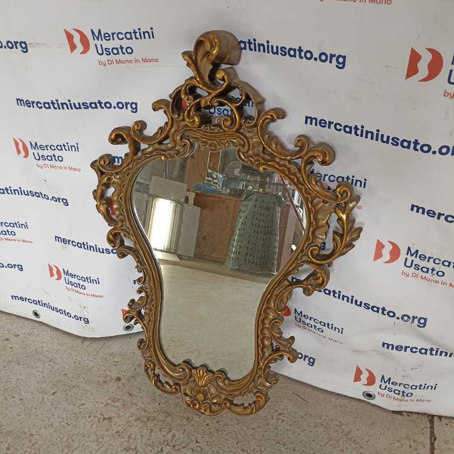Specchio Dorato intagliato stile Rococò - immagine 3