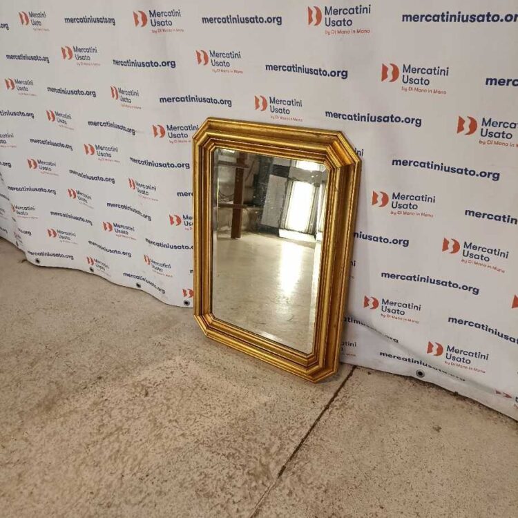 Specchio Molato Laccato Oro