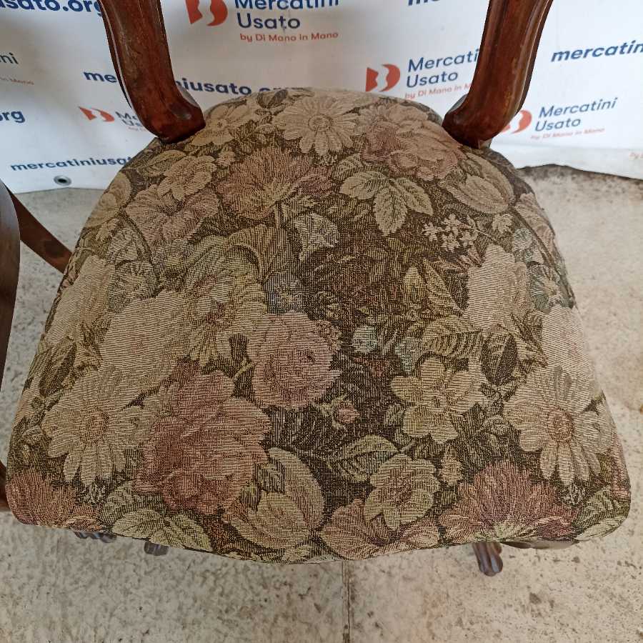 4 Sedie stile Luigi Filippo metà 900 - immagine 5