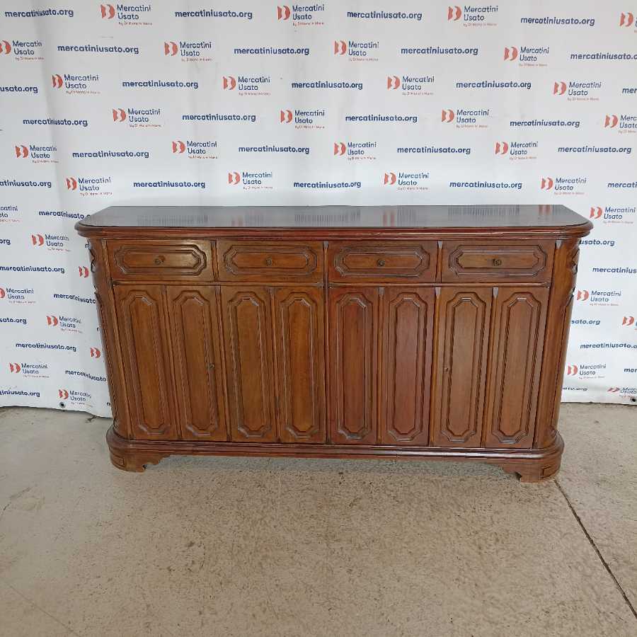 Credenza intagliata in stile metà 900 - immagine 2
