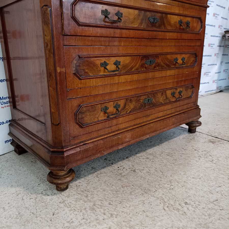 Cassettone con Specchio stile Umbertino - immagine 6
