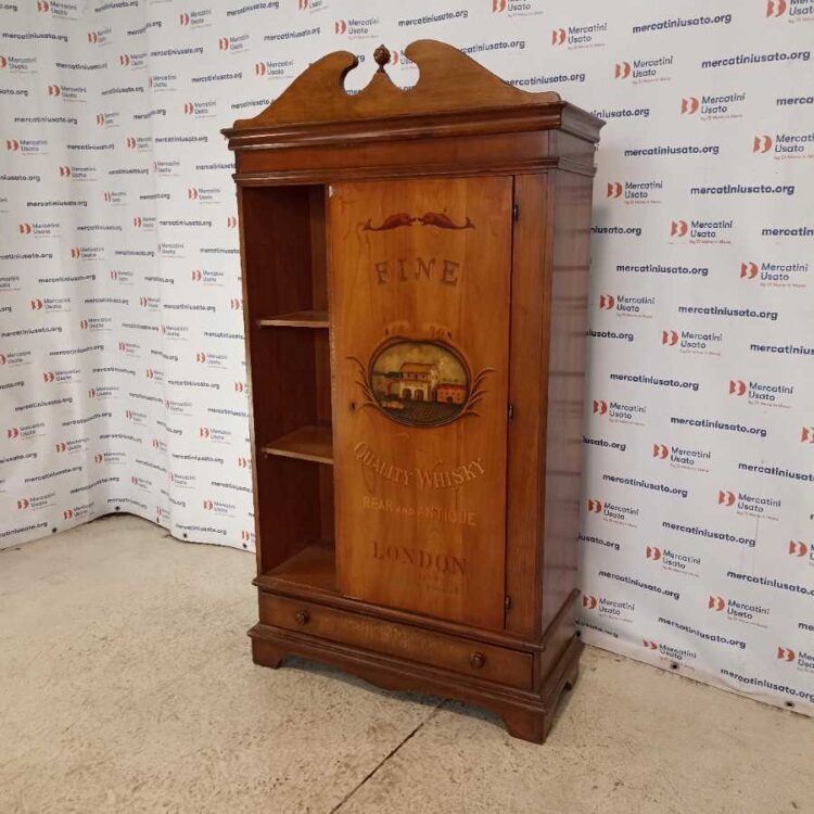 Mobile Bar Vintage in legno massello